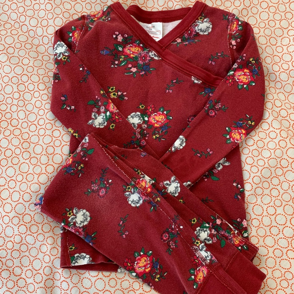 Hanna Andersson long John Pajamas 110cm Size 5